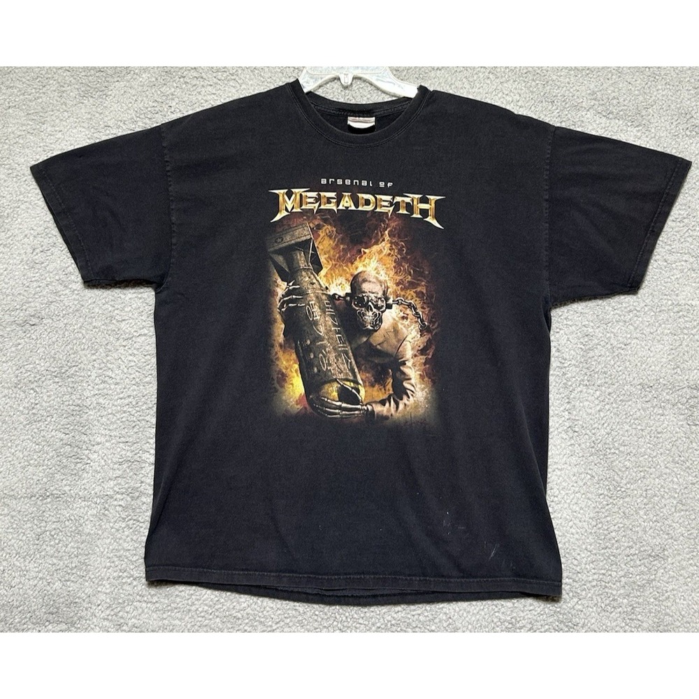 2009 Official Megadeth Arsenal of Megadeth‎ Shirt Size XL Metal Band Bomb